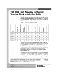 TBX-1328 High-Accuracy Isothermal Terminal Block Installation Guide
