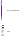 Yeast Protocols Handbook - Clontech Laboratories, Inc.