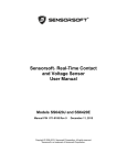 Sensorsoft Real-Time Contact and Voltage Sensor User Manual