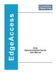 9145 Network Interface Device User Manual