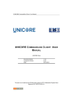 UNICORE Commandline Client: User Manual