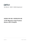 AS5261-EK-AB / AS5262-EK-AB 12 BIT Magnetic Angle Position