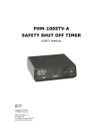 PHM-100STV-A SAFETY SHUT OFF TIMER
