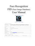 Face Recognition User Manual - I-Cube