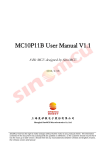 MC10P11B User Manual V1.1