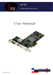 User Manual - X-View Multiviewer & Videowall Processor