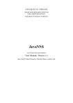 JavaNNS User Manual