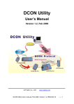 DCON Utility User`s Manual - WISE