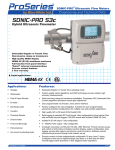 SONIC PRO tech data