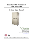 Excalibur NSF Commercial Food Dehydrator 2 Zone