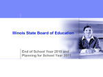 2011 School Year Changes - Illinois State Board of Education