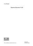Sixth Sense Datagraph II Videographic Recorder Manual PDF