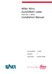 Miller Nitro AutoSPRAY cable Installation Manual