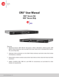 CRU® User Manual