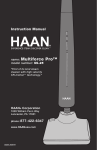 SS25 - HAAN Floor Steamer - Multiforce Pro User Manual