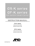 GX-K series GF-K series