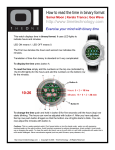 How to read the time in binary format