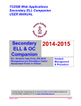 8. Secondary ELL Student Tracking Form