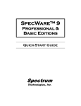 SpecWare 9 Quick Start Guide.pub