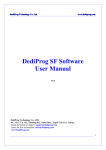 DediProg SF Software User Manual