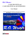 Cash Drawer For QuickBooks