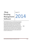 Shop Keeping Management Software