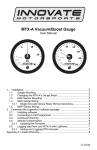 MTX-A Vacuum/Boost Gauge