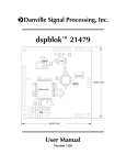dspblok™ 21479 User Manual - Danville Signal Processing, Inc.