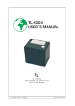 User`s manual - TL elektronic