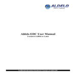 Aldelo EDC User Manual