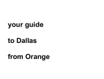 your guide to Dallas from Orange