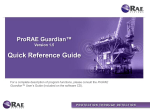 ProRAE Guardian Quick Reference Guide
