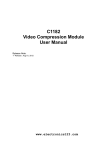 C1182 Video Compression Module User Manual
