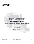 ORTEC Micro-Detective and Detective