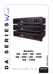 D A S E R I E S - Pro Audio Centre