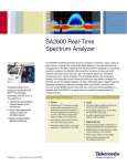 SA2600 Real-Time Spectrum Analyzer