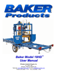 Baker Model 18HD User Manual