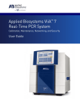 Applied Biosystems ViiA™ 7 Real-Time PCR System User Guide