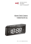 Alarm Clock Camera USER MANUAL
