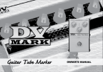 GUITAR TUBE MARKER Owner`s Manual