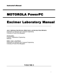 MOTOROLA PowerPC Excimer Laboratory Manual