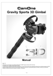 CamOne Gravity Sports 3D Gimbal
