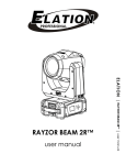 Rayzor Beam 2R User Manual ver 1