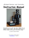 AlfaSpid Rotator and Controller Instruction Manual