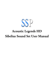 Acoustic Legends HD Sound Set User Manual