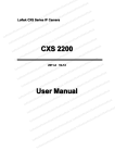 Loftek CXS 2200 Camera Manual - Tri