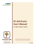 PC-ACE Pro32 User`s Manual