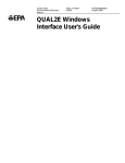 QUAL2E Windows Interface User`s Guide