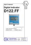 User`s manual Digital Indicator D122.FF