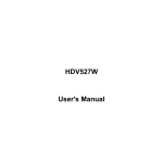 HDV527W User`s Manual